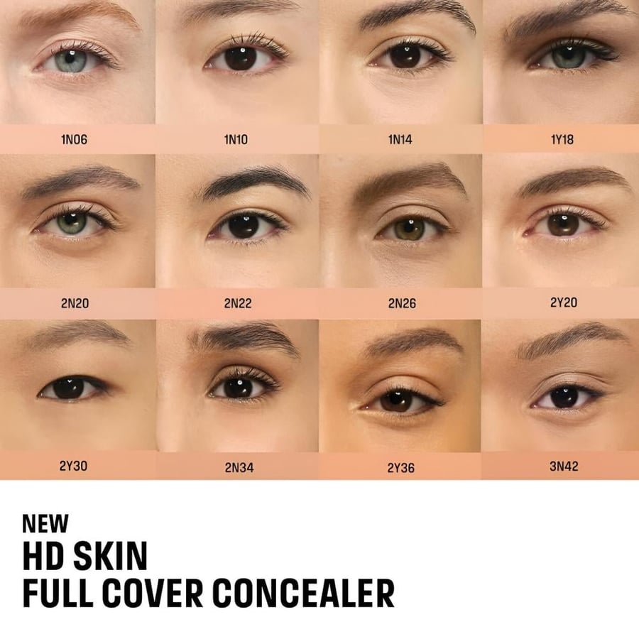 Concealer Invisible  Multiple Shades HD Skin By Make Up For Ever
