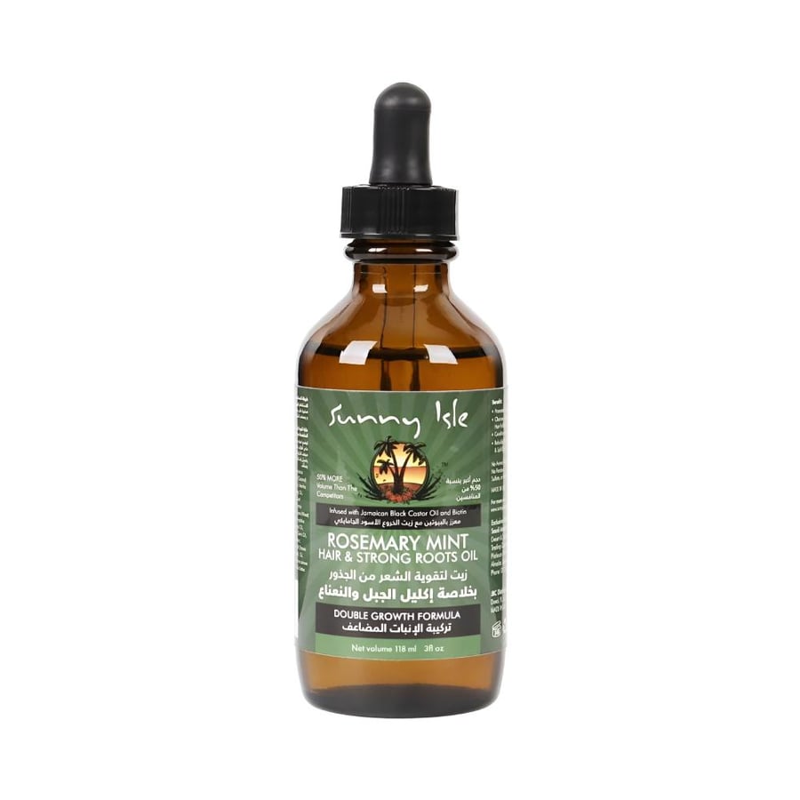 Hair Oil Strengthening From Roots With Rosemary And Mint Extract   By Sunny Isle - 118ml