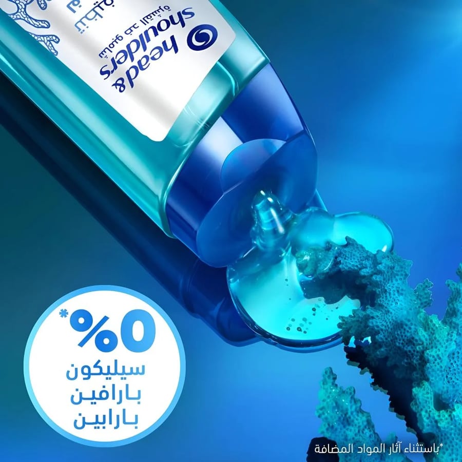 Hair Shampoo With Sea Minerals For Sever Flaky Scalp Anti Dandruff By Head & shoulder - 400ml