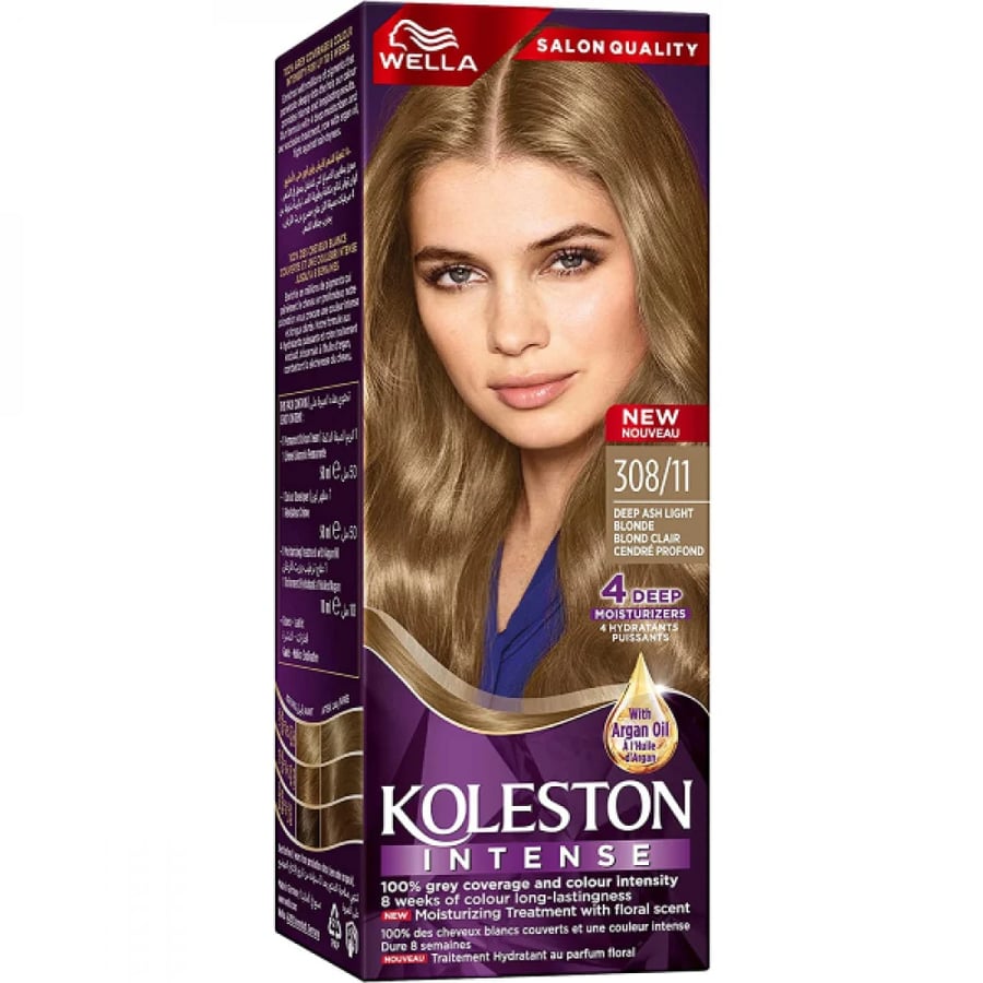 Maxi hair dye light ash blonde center 308/11 from Wella Koleston