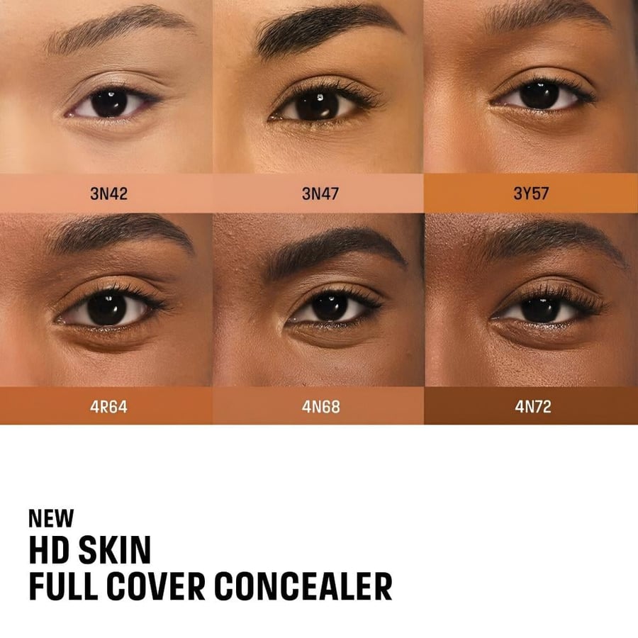 Concealer Invisible  Multiple Shades HD Skin By Make Up For Ever