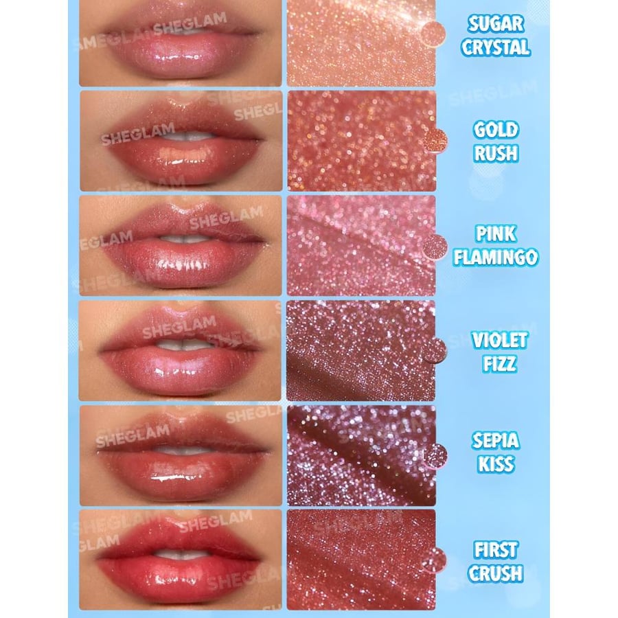 Gloss and Lip Plumper Gold Rush Perfect By Sheglam