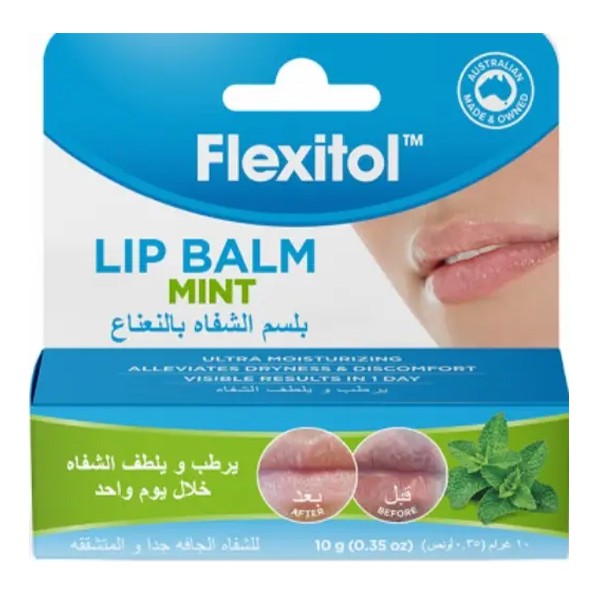 Flexitol Mint Lip Balm - 10g