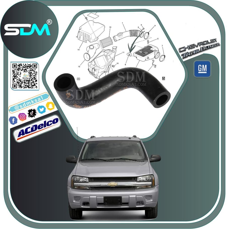 Radiator expansion tank for Trail Blazer 2002-2009