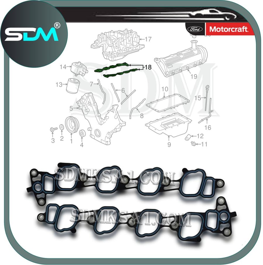Victoria - Marquis 2001-2011 refrigerator engine face set
