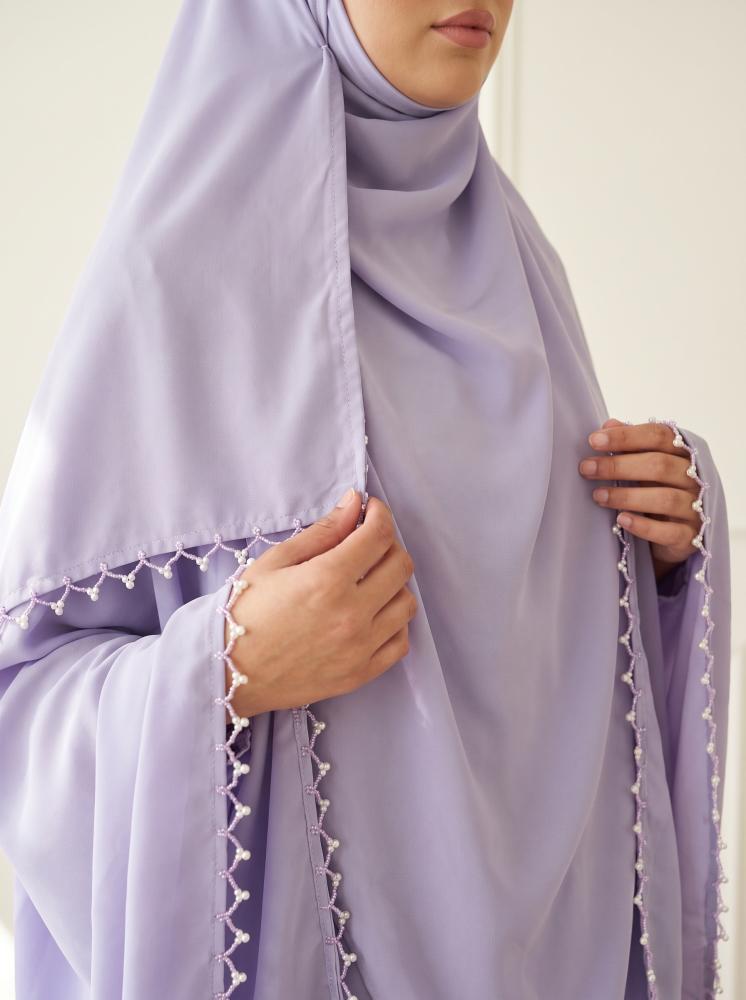 شرشف صلاة لفّ كروشيه مع لولو