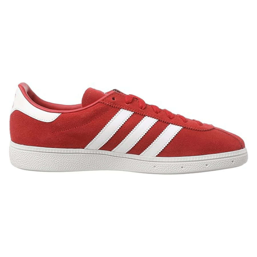 Adidas Munich Velvet Unisex Shoes Red White
