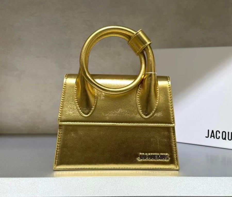 Jacquemus Le Chiquito Stylish Gold Bag