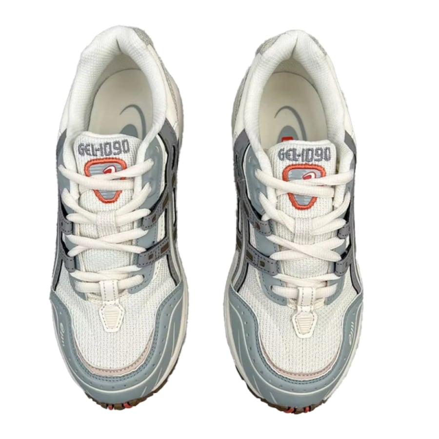 حذاء جري Asics جل 1090 v2 رياضي رمادي وبني للجنسين