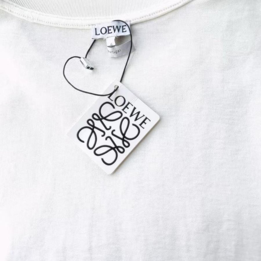 Louis Vuitton Men's White Stylish T-Shirt with Anagram Embroidered Logo