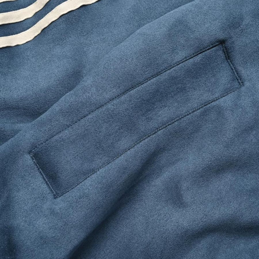 Adidas Tang Men's Button-Up Jacket, Blue with White Accents