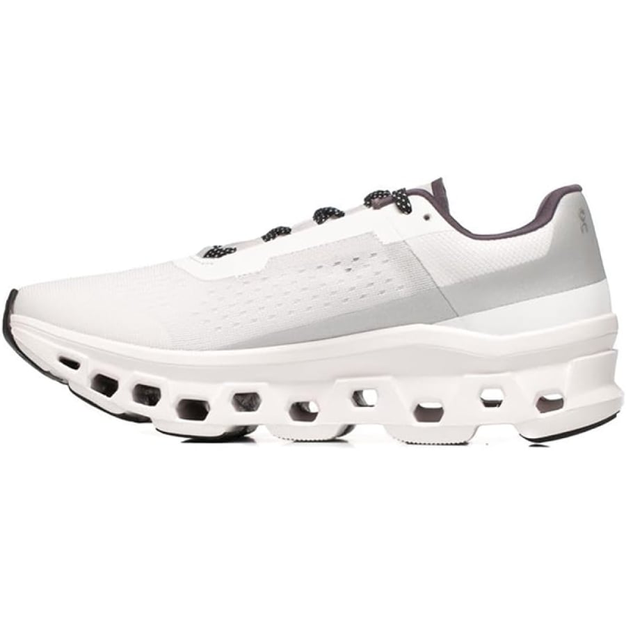 On Running Unisex Cloud Monster Sneakers, White/Black