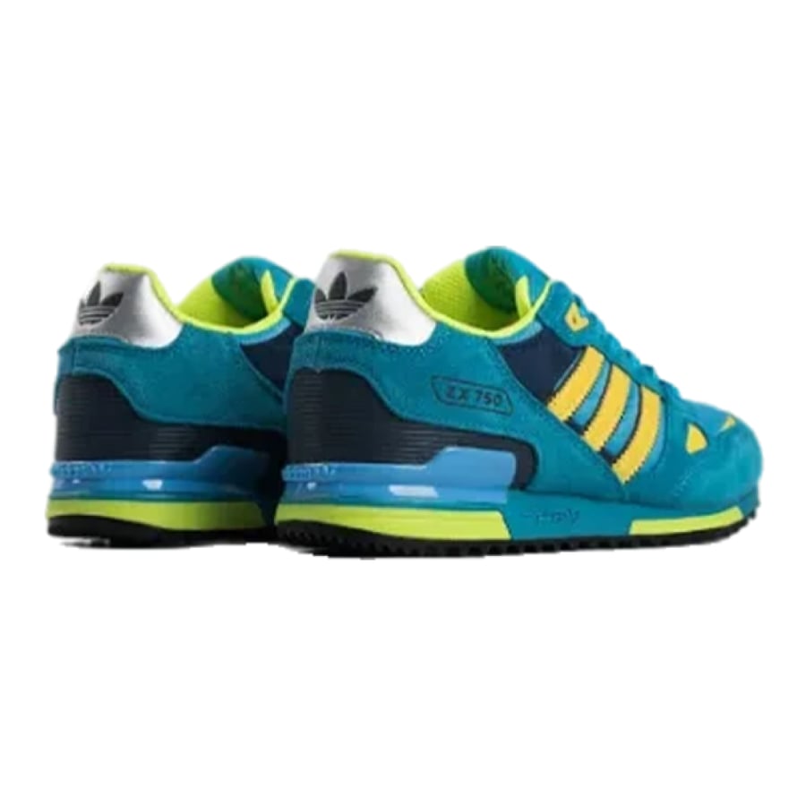 Adidas ZX 750 Unisex Sneakers in Blue and Yellow