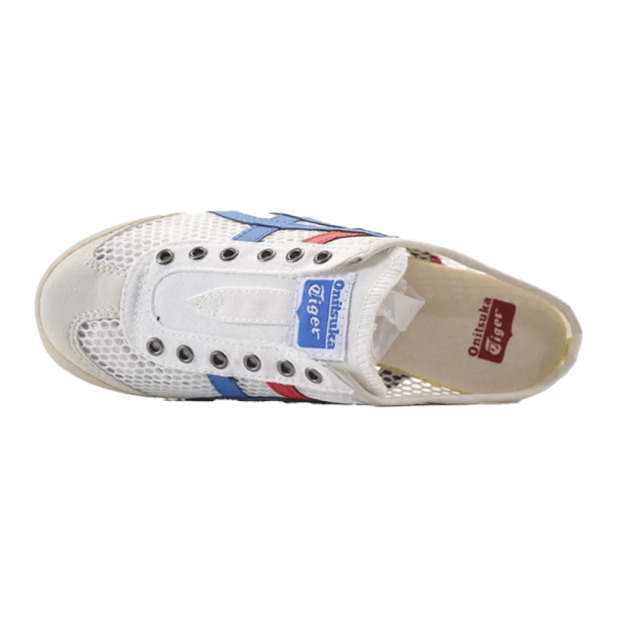 Onitsuka Tiger Maxico 66 Blue and Red Logo Open Back Shoes