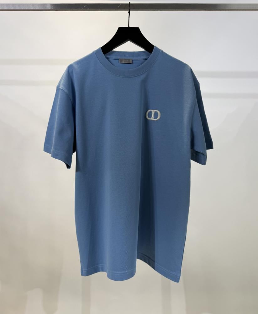 Dior Icon Men's T-Shirt, Relaxed Fit, Blue