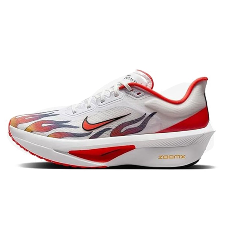Nike Zoom Fly 6 Unisex Shoes in White and Red