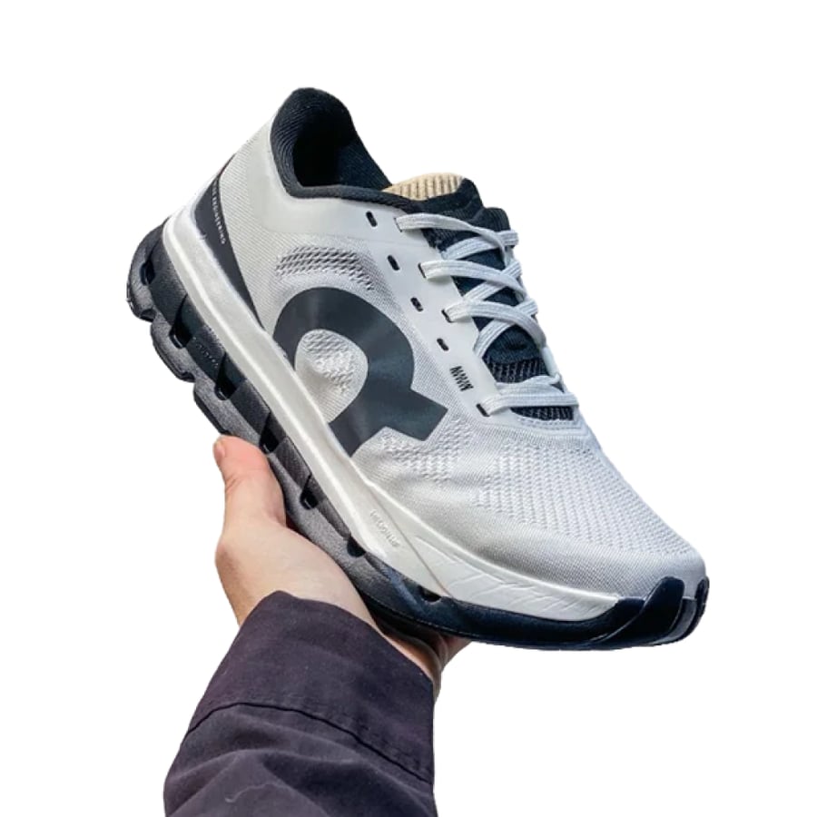 Cloud Flow On Running Shoes in Grey and Light Black