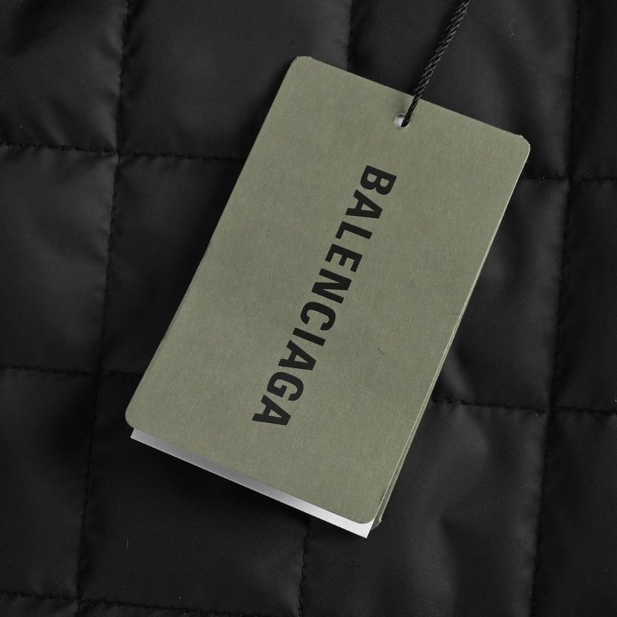 Balenciaga Unisex Fluffy Zip-Up Jacket, Black and Gray