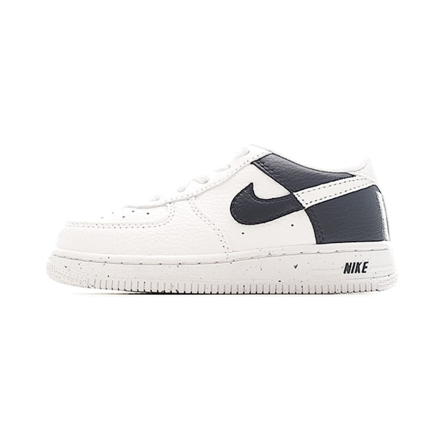 Nike Air Force 1 Kids Shoes, Black and White Mixed