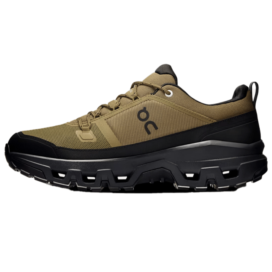 On Running Cloud Rock Low Top Canvas Unisex Shoe in Olive