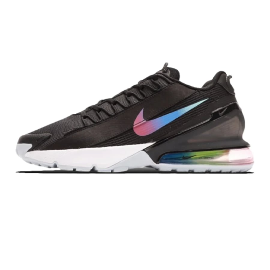 Nike Air Max Pulse Mesh Lace-Up Sneaker Black Colored Logo