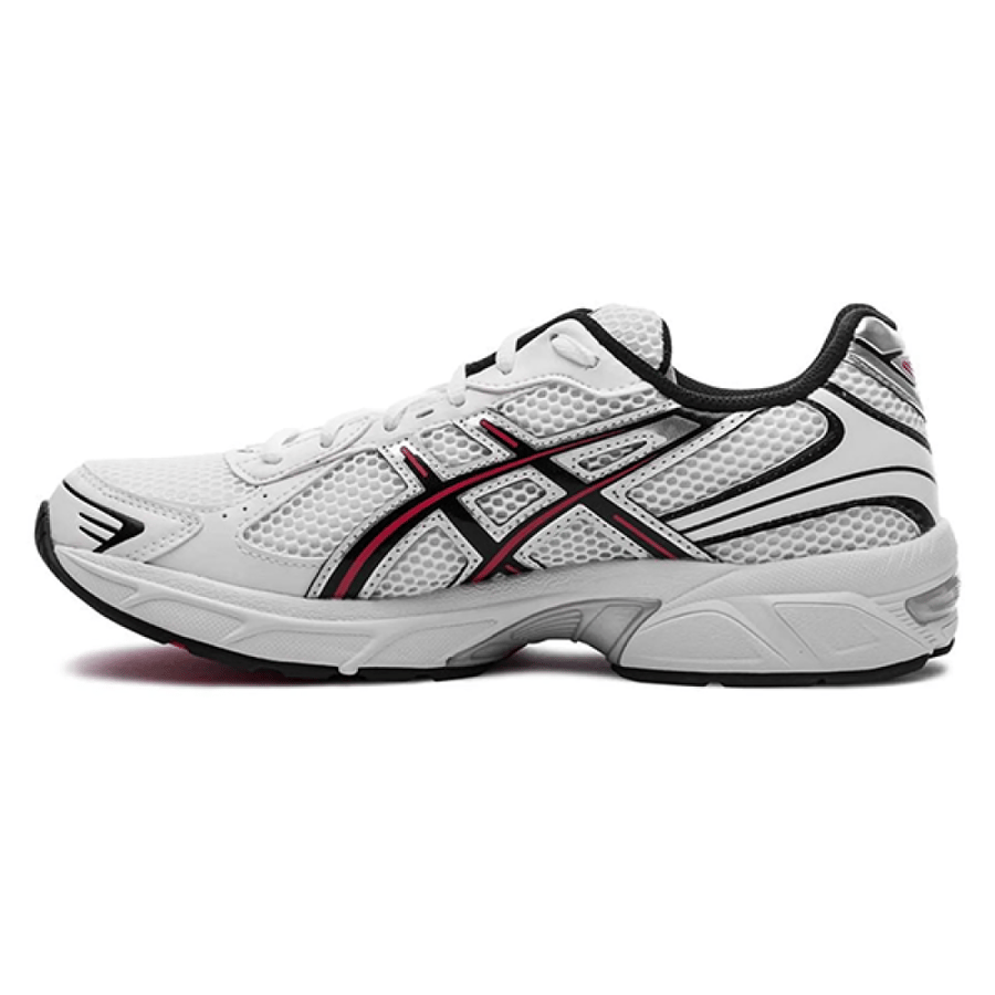 سنكرز الجري Asics جل1130 رياضي وايت بلاك ريد للجنسين