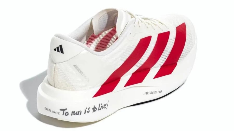 حذاء Adidas ADIZERO EVO SL وايت ريد للجنسين