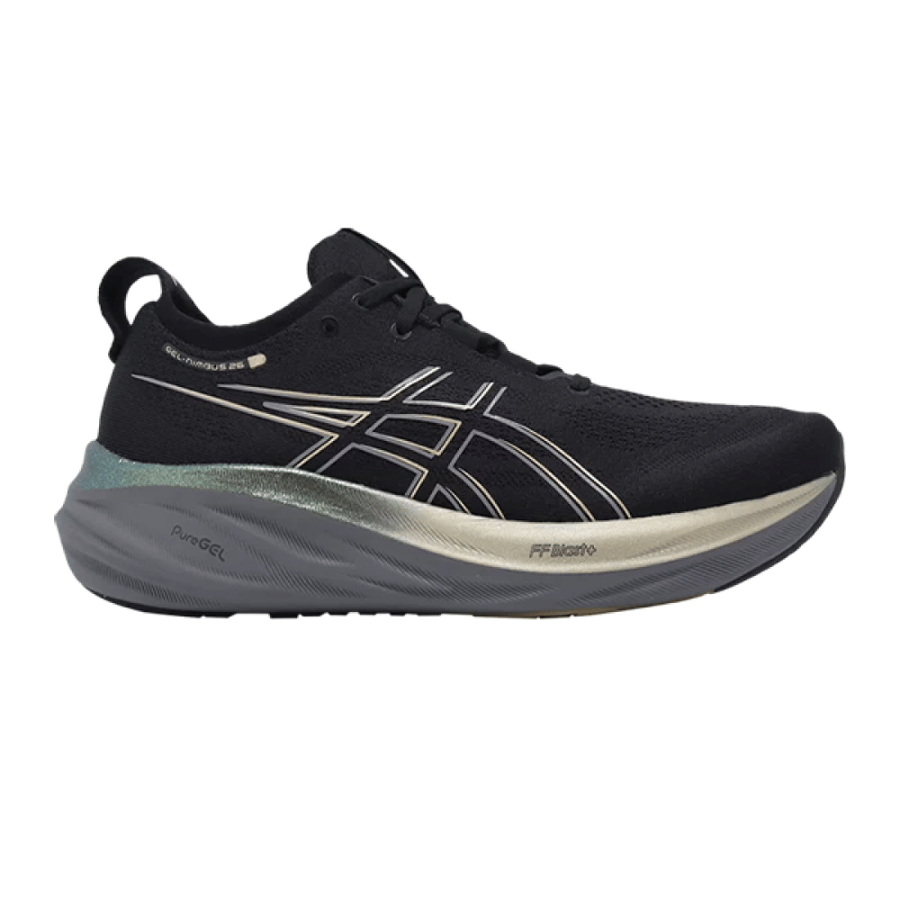 Esqs Gel Nimbus 26 Platinum Black Shoes