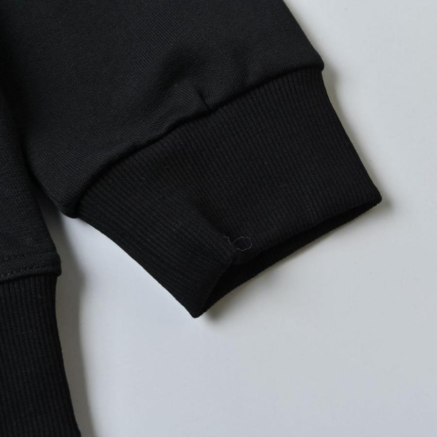 Burberry Classic Hoodie with TB Monogram Logo, Winter Cotton, Black
