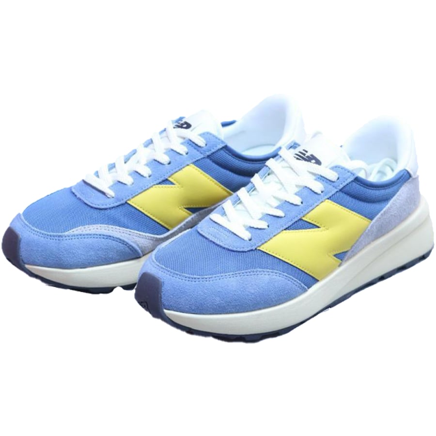 New Balance 370 Unisex Shoes, Blue and Yellow