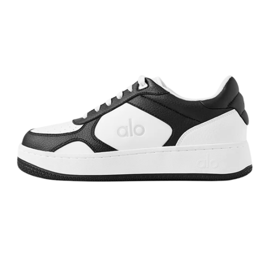Alo Women's Recovery Mode Shoes, Black and White