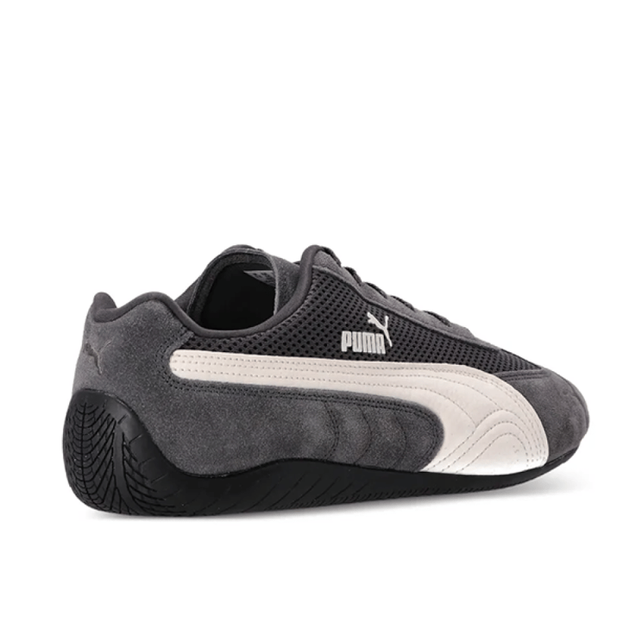 Puma Speed Cat OG Mesh Sneakers in Grey and White