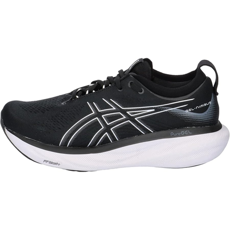 Asics Gel-Nimbus 25 Black White
