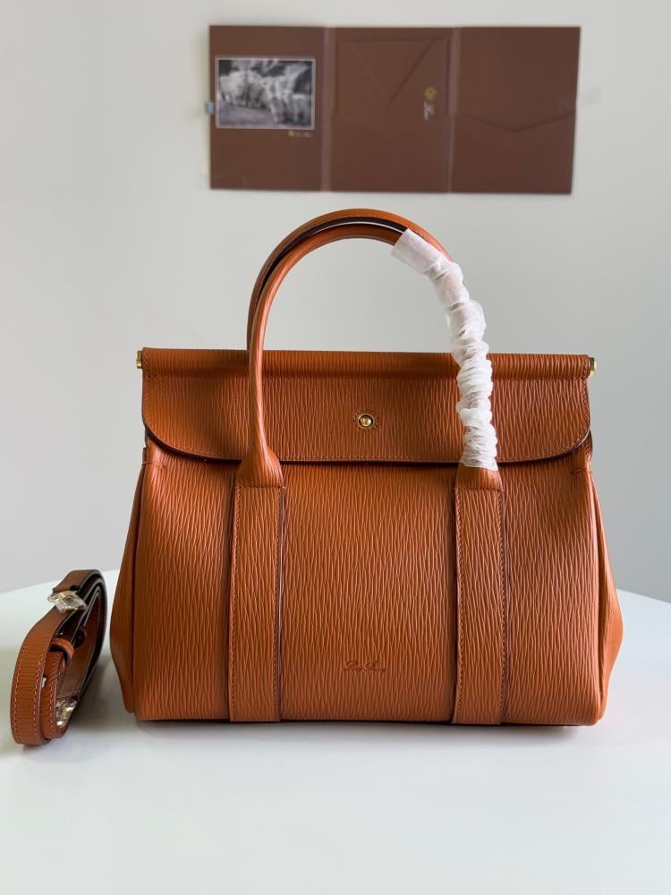 Loro Piana Loom Women's Leather Bag in Trendy Honey