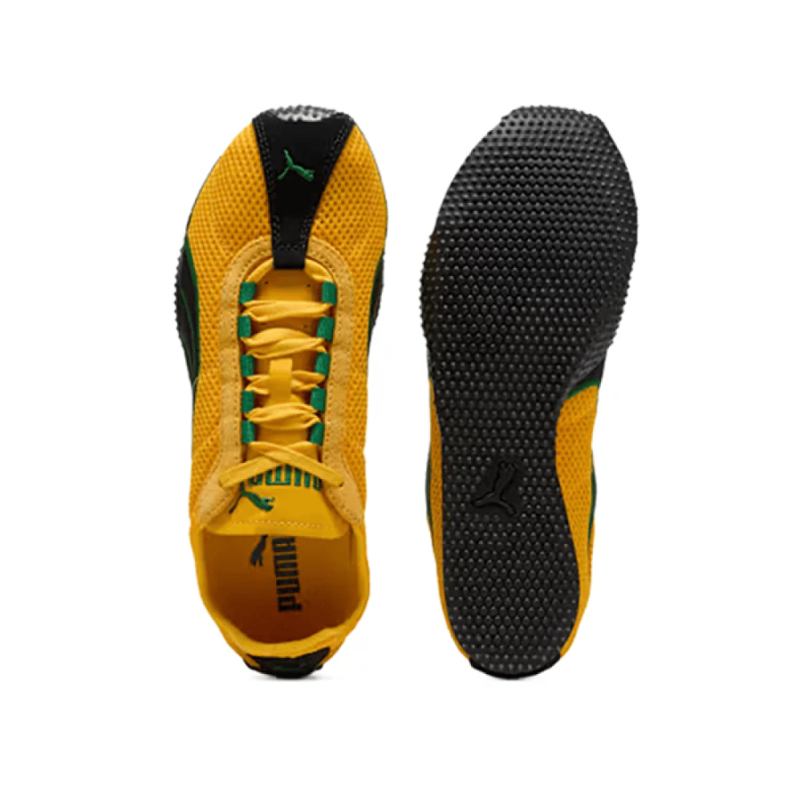 حذاء Puma اتش ستريت اوجي للجنسين أصفر وأخضر