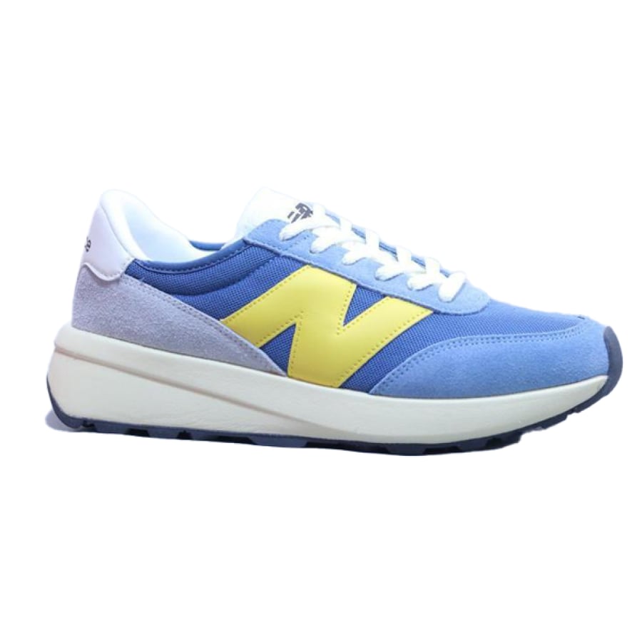 New Balance 370 Unisex Shoes, Blue and Yellow