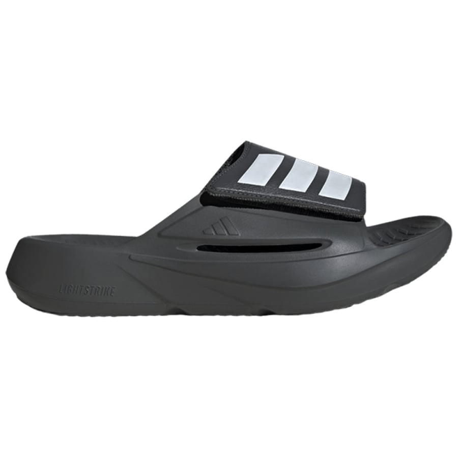 شبشب رجالي Adidas Lightblaze Slides اسود بخطوط بيضاء