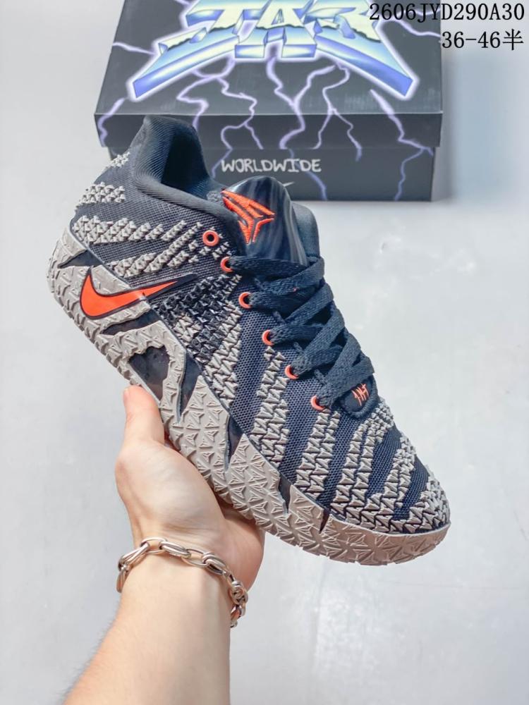 ذاء كرة السلة Nike Ja 3 الرياضي باللونين الأسود والرمادي