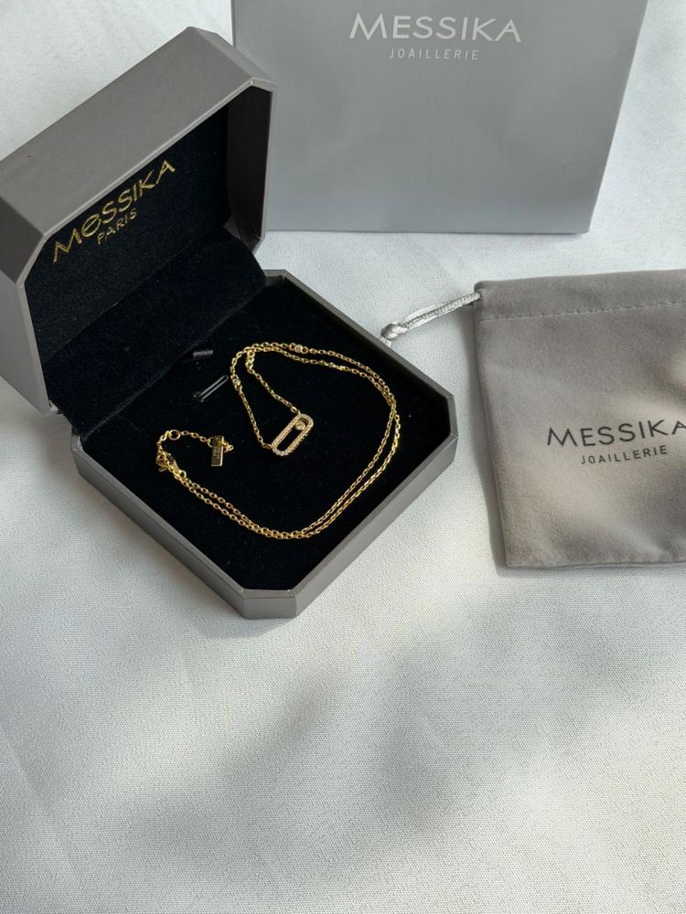 سلسال ناعم MESSIKA موف اونو بلون ذهبي