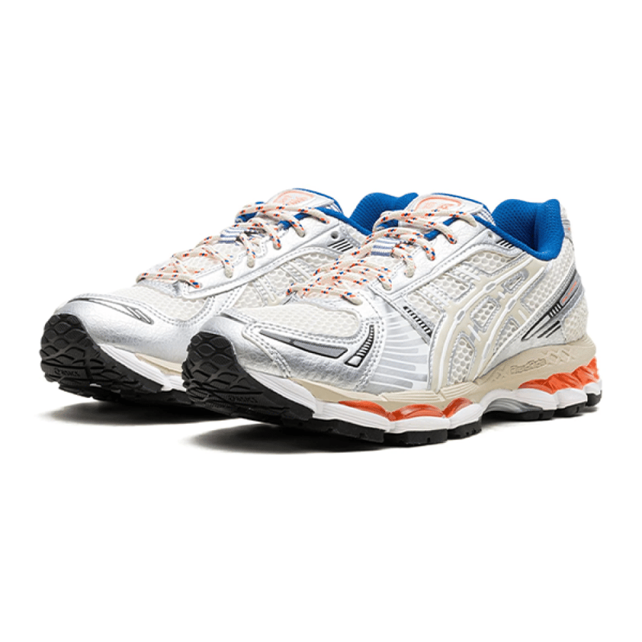 حذاء ركض asics GEL-NYC لون وايت بلو اورنج للجنسين