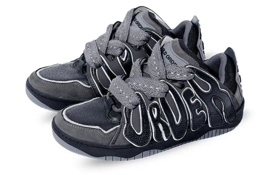 Old Order Charcoal Black Sneakers