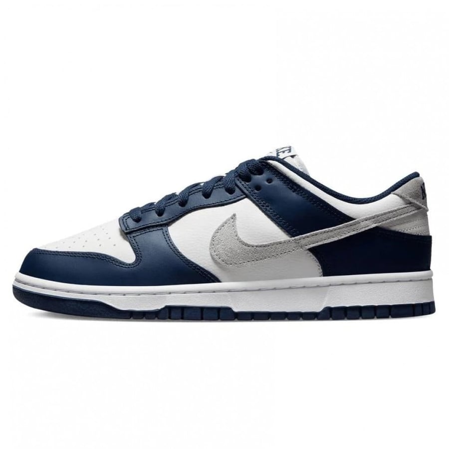 حذاء رياضي ريترو نايك Dunk Low كحلي رمادي