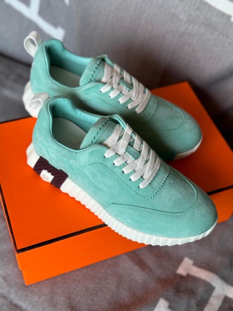 Hermes Women's Aqua Sport Sneakers Super Master Quality