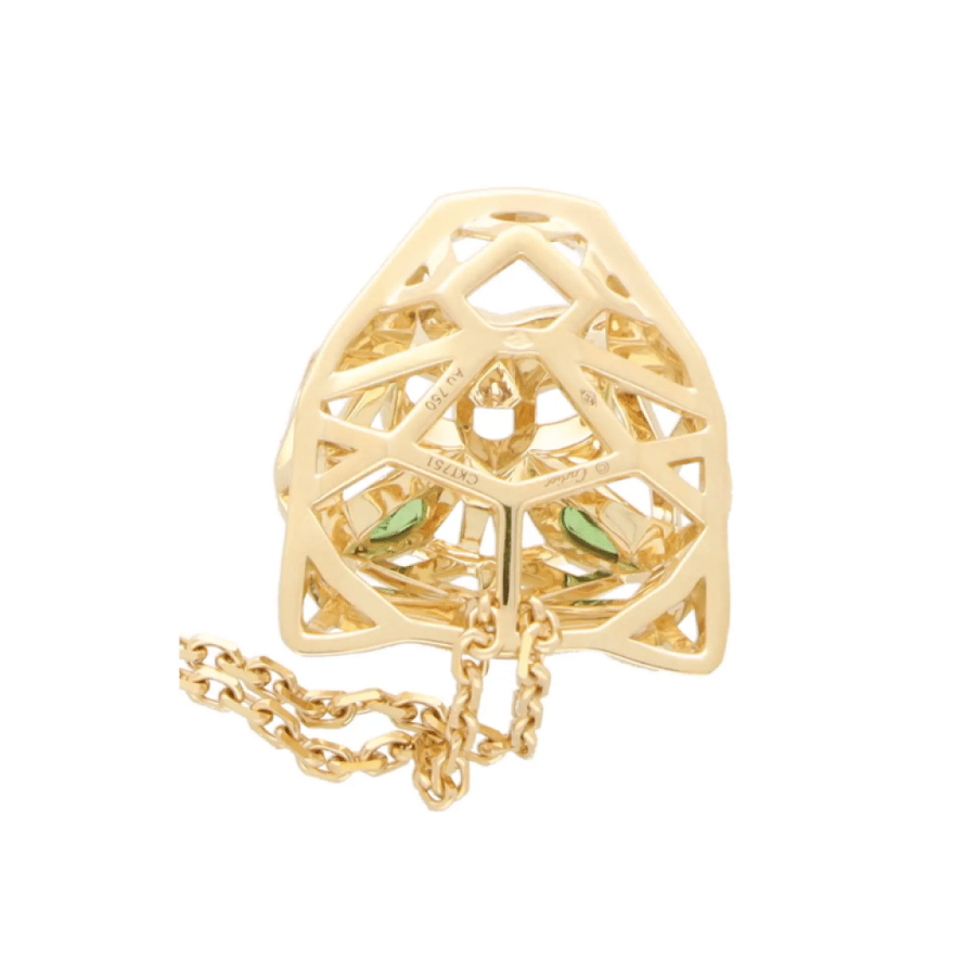 Cartier Gold Skeleton Panthere necklace