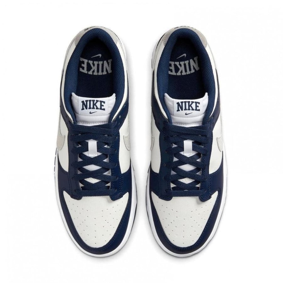 حذاء رياضي ريترو نايك Dunk Low كحلي رمادي