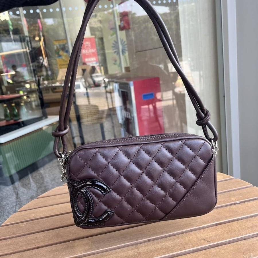 Chanel Women's Cambon Bag in Burgundy