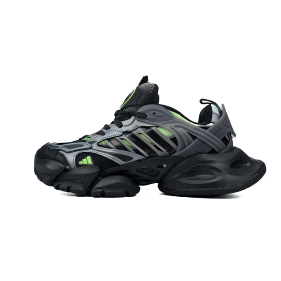 حذاء adidas XLG ديلوكس للجنسين أسود ملكي أخضر