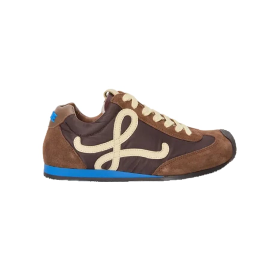 Loewe Ballet Runner Kids Sneakers in Beige Brown