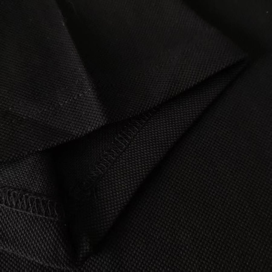 Burberry Men's Short Sleeve T-Shirt Black Check Collar