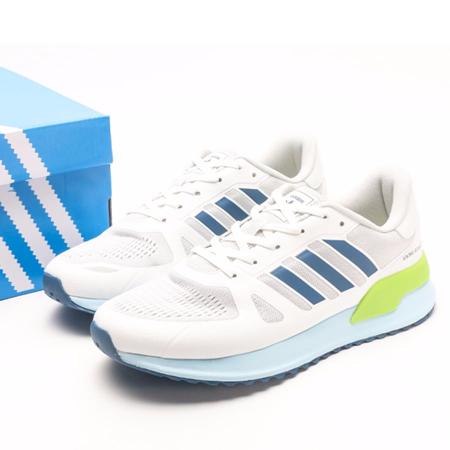 سنكرز adidas تيوبيولار شادو للجنسين أبيض مع أخضر أزرق